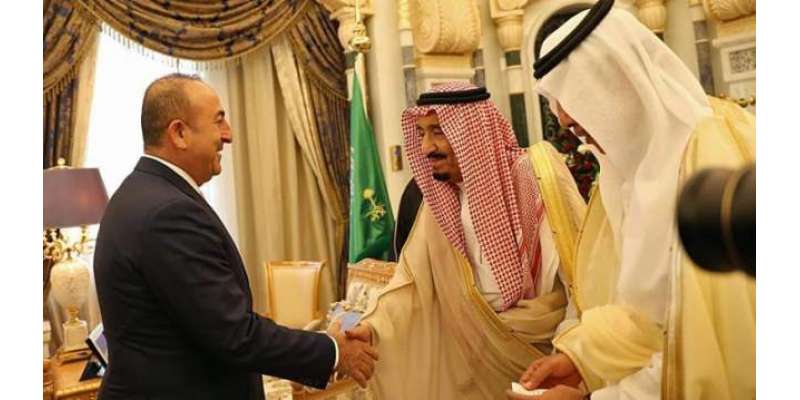 سعودی شاہ سے ترک وزراء کی ملاقات ٬دو طرفہ تعلقات پر تبادلہ خیال