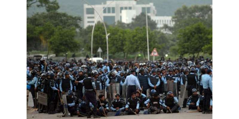 پی ٹی آئی کا دھرنا: اسلام آباد پولیس اخراجات کیلئے 46کروڑ 7لاکھ روپے ..