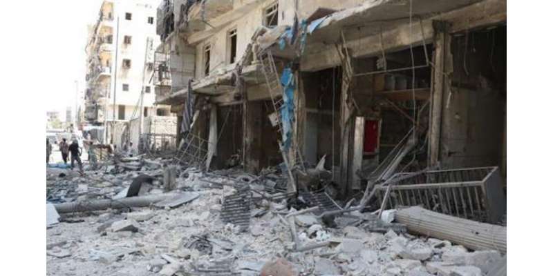 شام میں باغیوں کے زیر قبضہ علاقے ادلیب میں سکول پر بمباری سے 22بچوں سمیت ..