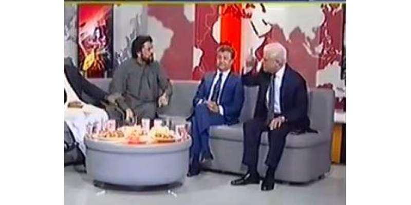 تحریک انصاف اور مسلم لیگ ن کے رہنماوں کے درمیان براہ راست ٹی وی شو میں ..