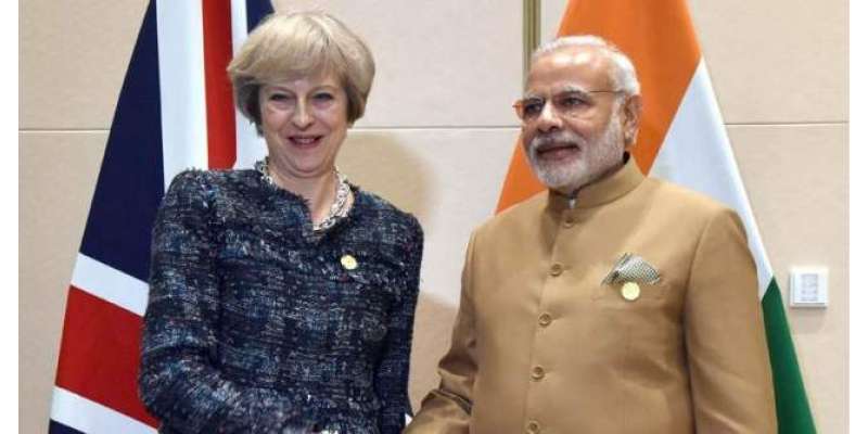 برطانوی وزیراعظم ٹریسامے نے بھارت کا ویزے میں نرمی دینے کے مطالبے کا ..