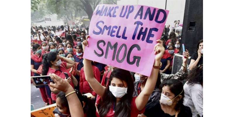 بھارتی دارلحکومت نئی دہلی کو فضائی آلودگی کے اعتبار سے دنیا کا بدترین ..