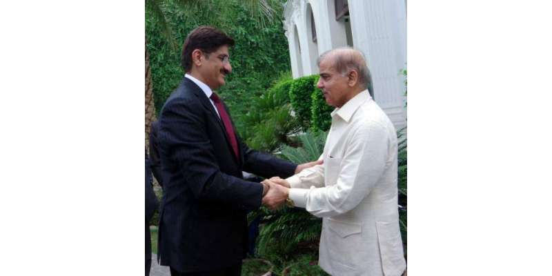 وزیراعلیٰ پنجاب شہبازشریف سے وزیراعلیٰ سندھ کی ملاقات