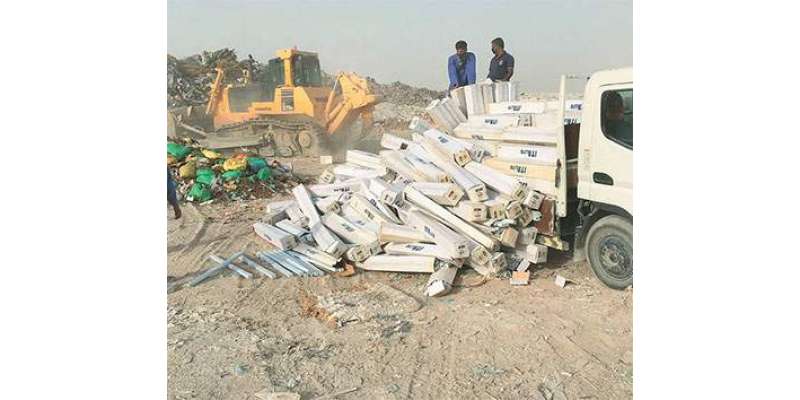 قطر:وزارت اکنامی اینڈ کامرس نے 135,000سے زائد جعلی الیکٹرونکس کا سامان ..