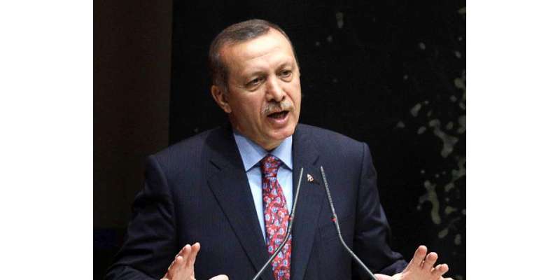 ترک صدر طیب اورگان پارلیمنٹ کے مشترکہ اجلاس سے خطاب کے لیے پارلیمنٹ ..