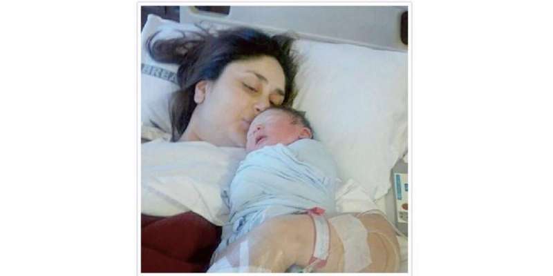 بالی وڈ فلمسٹار کرینہ کپور کی نومولود بیٹے کے ساتھ تصویر جعلی نکلی