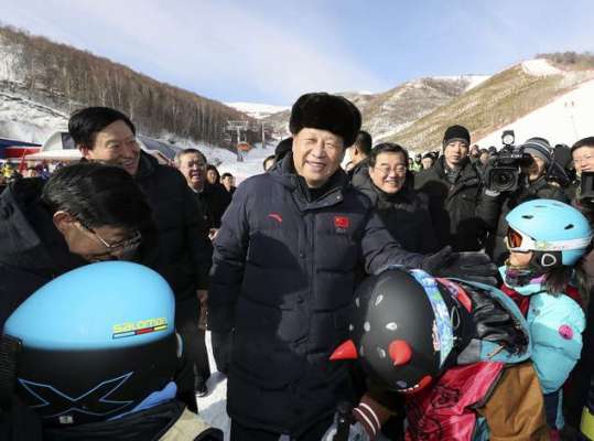 چینی صدر کا  2022ء کی بیجنگ سرمائی اولمپکس کی تیاریوں کا جائزہ لینے کیلئے چونگ لی سکائی ایریے کادورہ