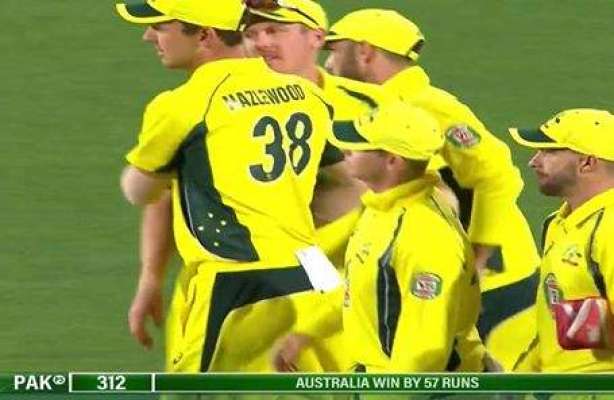 پانچواں و ن ڈے ، آسٹریلیا نے پاکستان کو 57رنز سے شکست دیدی