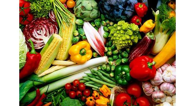 مقامی مارکیٹ میں سبزیوں کے بھائو