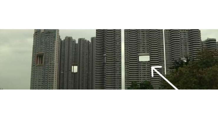 ہانگ کانگ کی عمارتوں  کے بیچ  خالی جگہ کیوں ہوتی ہے؟