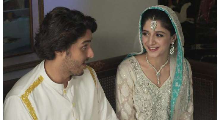 احسن خان اور ماورا حسین ڈرامہ سیریل ’’ آنگن ‘‘ کی ریکارڈنگ میں مصروف