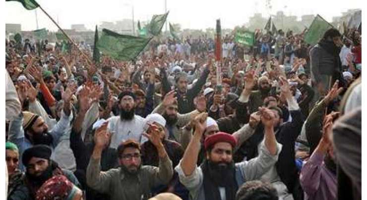 اسلام آباد دھرنا، وزیر قانون مستعفی ہوں ، مذہبی جماعتوں کے مظاہرین ڈٹ گئے