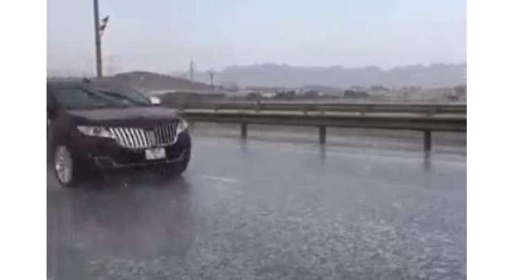 متحدہ عرب امارات ، کل فجیرہ میں موسلا دھار بارش ہوئی