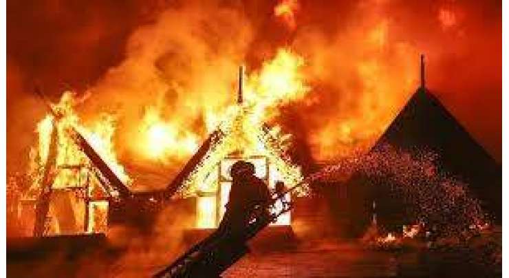 میانمار کا معروف پر تعیش ہوٹل جل کر خاکستر ہو گیا