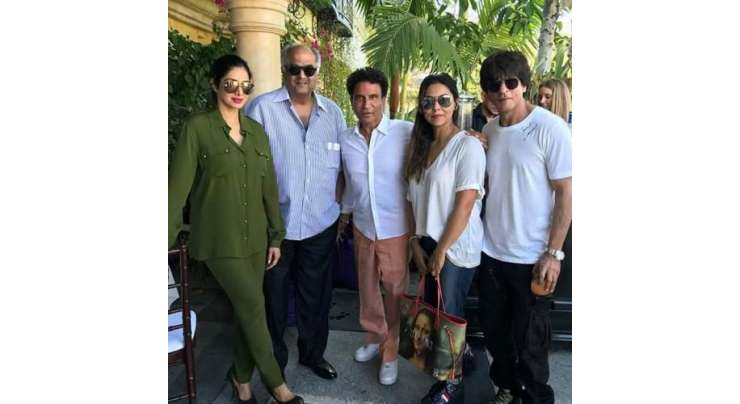 شاہ رخ خان اور گوری خان کی سری دیوی اور بونی کپور سے ملاقات