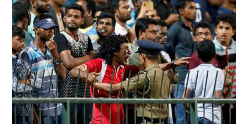 کھیل کے دوران ہنگامہ آرائی، ریفری نے سری لنکا سے سکیورٹی یقین دہانی ..