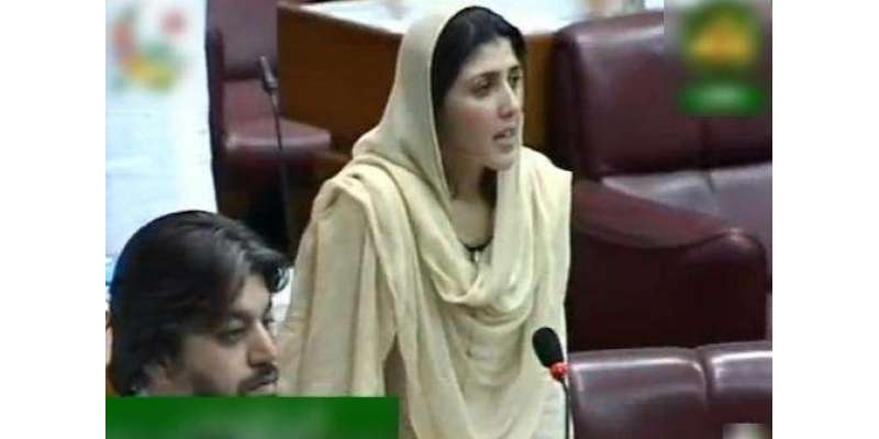 قومی اسمبلی میں اجلاس کے دوران عائشہ گلالئی کے خطاب کے دوران تحریک ..