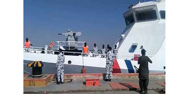 گوادر، چین نے سمندری راستے کی حفاظت کیلئے دو بحری جہاز پاکستان کے حوالے ..