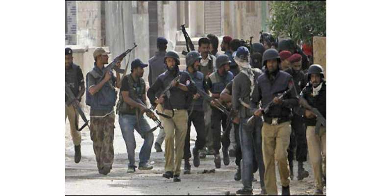 کراچی کے علاقے قائد آباد میں پولیس مقابلے کے بعد تین مبینہ ملزمان ..