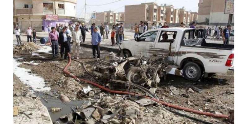 عراق میں خودکش کاربم دھماکہ،13افرادہلاک،55زخمی