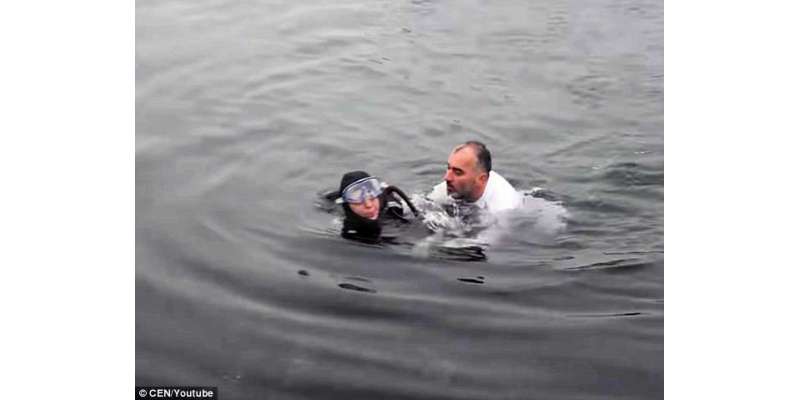 ترکی کے شہر کرامرسل کے میئر نے ڈوبتی خاتون کو بچا کر لوگوں کے دل جیت ..