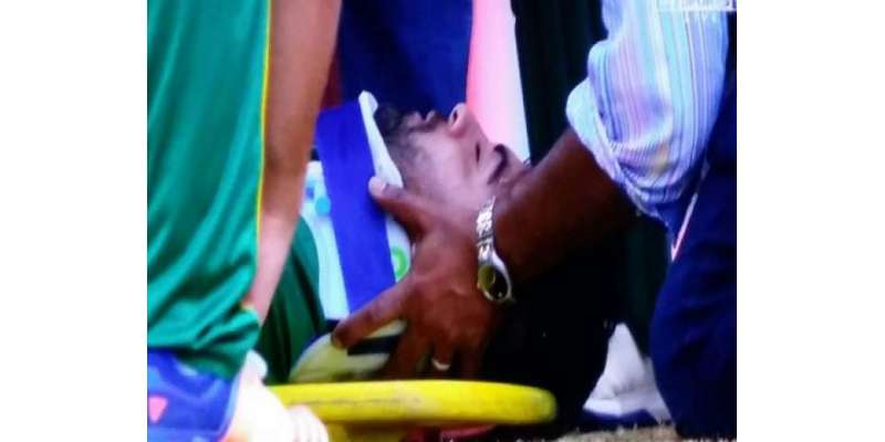 ویسٹ انڈیز کیخلاف دوسرے ٹی ٹوئنٹی میچ کے دوران احمد شہزاد شدید زخمی،ہسپتال ..