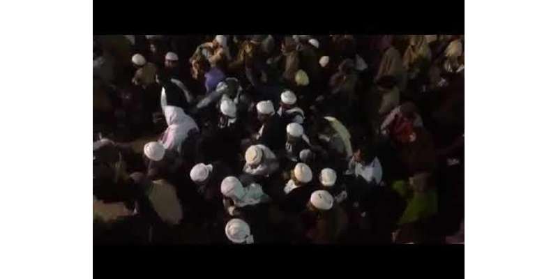 اسلام آباد، تحریک لبیک کے مظاہرین نے دھرنے کی مانیٹرنگ کرنے والے کیمروں ..
