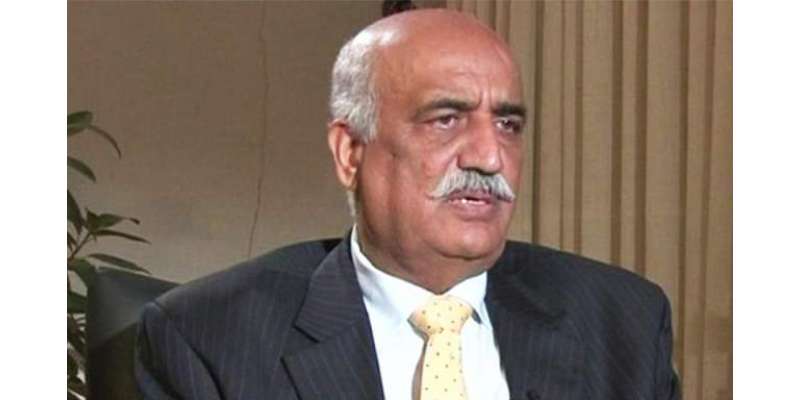 قائد حزب اختلاف سید خورشید شاہ کی ریاض پیرزادہ کے مستعفی ہونے کی حمایت