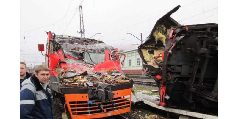 روس: ماسکو میں ٹرین اور بس کے در میان تصادم میں19 افراد ہلاک