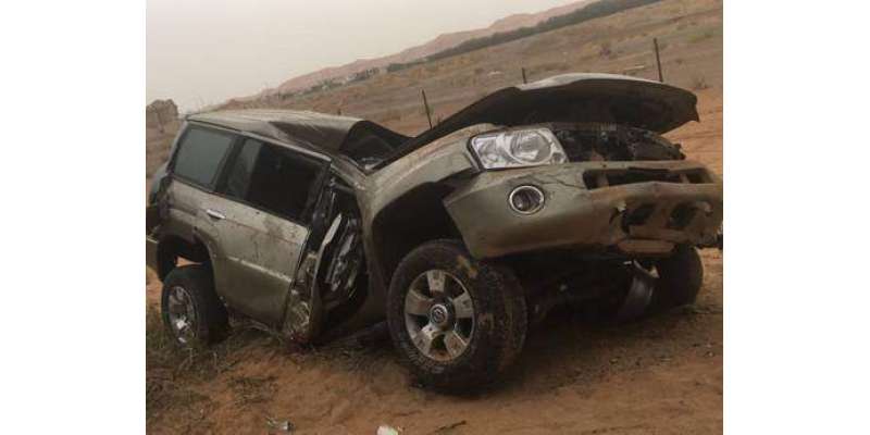 محدہ عرب امارات میں تیز رفتاری کی وجہ سے گاڑی الٹنے پر دو آٹھارہ سالہ ..