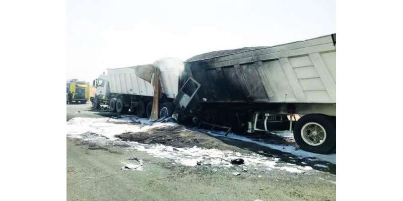 متحدہ عرب امارات میں تین ٹرکوں کے تصادم میں پاکستانی ڈرائیور جاں بحق