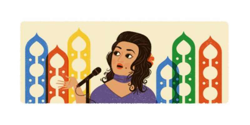 ملکہ ترنم نور جہاں کی 91 ویں سالگرہ پر گوگل کا خصوصی ڈوڈل سے  خراج عقیدت۔