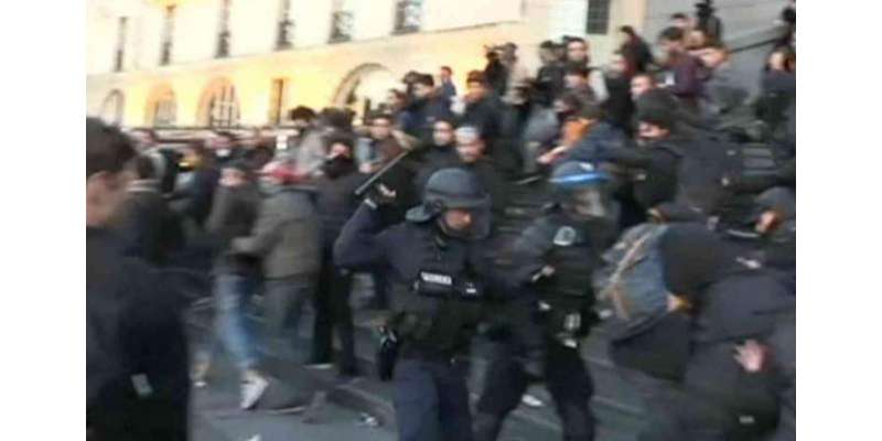پیرس: پولنگ کے بعد احتجاج، متعدد گاڑیاں جلادی گئیں