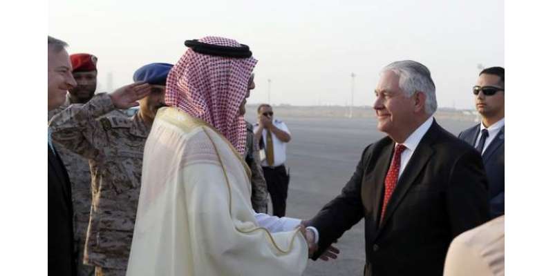 امریکی وزیر خارجہ غیر ملکی دورے کے پہلے مرحلے میں سعودی عرب پہنچ گئے