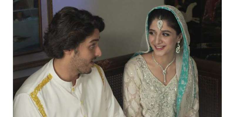 احسن خان اور ماورا حسین ڈرامہ سیریل ’’ آنگن ‘‘ کی ریکارڈنگ میں مصروف