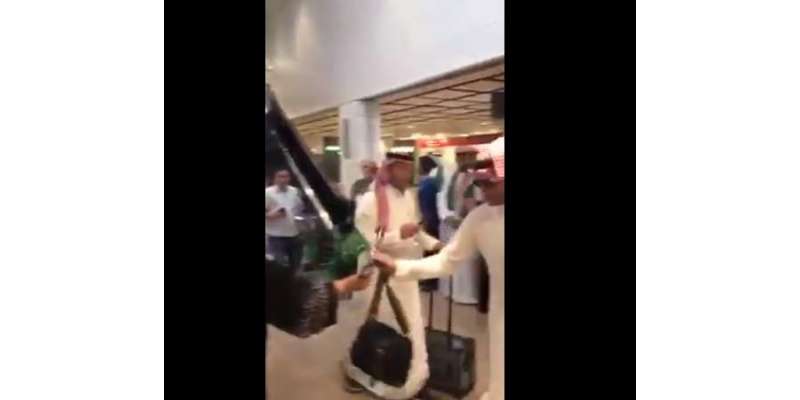 دبئی انٹرنیشنل ائیر پورٹ نے سعودی مسافروں کا پھولوں اور تحفوں سے استقبال ..
