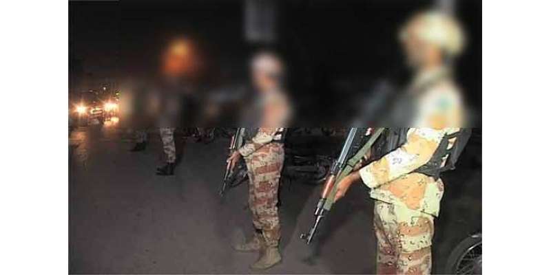 پولیس نے کراچی کے علاقے کوئٹہ ٹائون میں محاصرہ کے بعد پولیس مقابلے ..