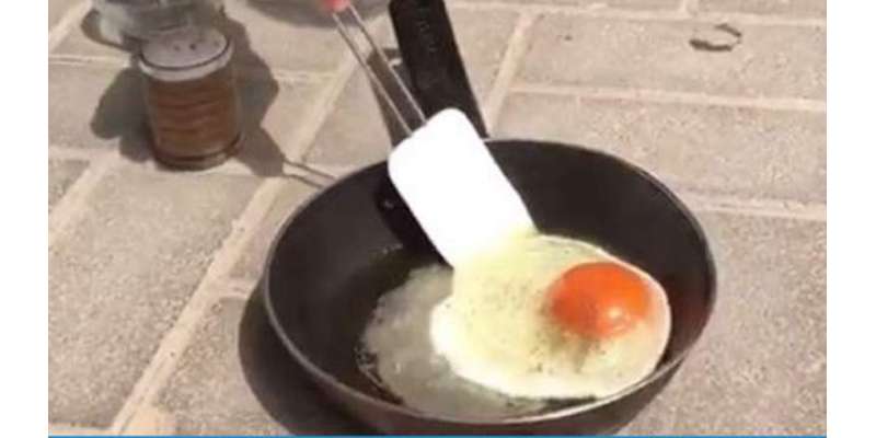 دبئی میں گرمی اتنی کہ آپ روڈ پر انڈے بھی تل سکتے ہیں