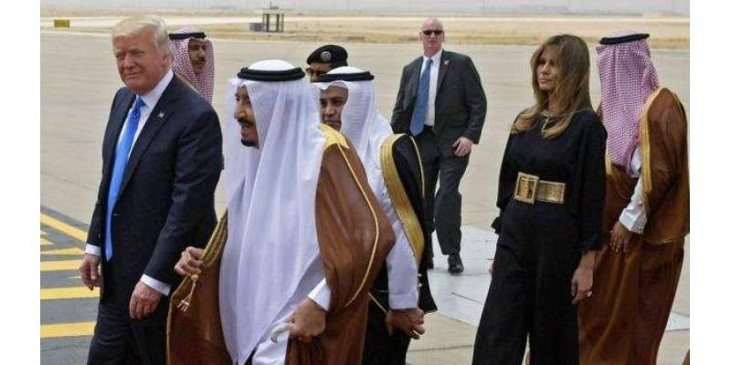 امریکی صدر ڈونلڈ ٹرمپ امریکا عرب اسلامی کانفرنس میں شرکت کے لیے سعودی ..