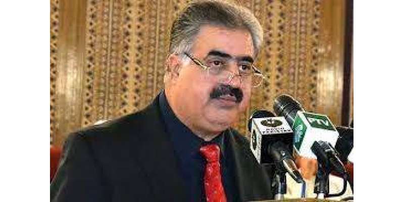 وزیر اعلیٰ بلوچستان نواب ثناء اللہ خان زہری سے وفاقی وزیر ریلوے خواجہ ..