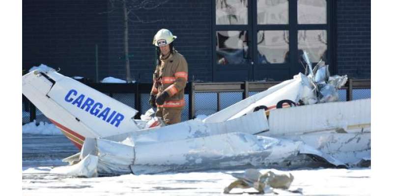 امریکہ میں چھوٹا طیارہ عمارت سے ٹکرا کر تباہ، ایک شخص ہلاک،حادثے کی ..