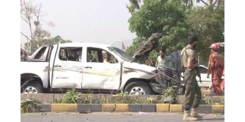 پشاور:فرنٹیئر کور کی گاڑی پر خودکش حملہ، 2 سیکورٹی اہلکار شہید