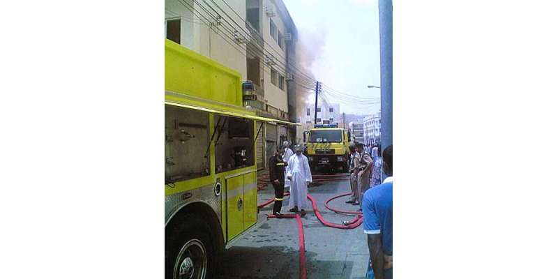 عمان، مسقط کے علاقے روی میں آگ
