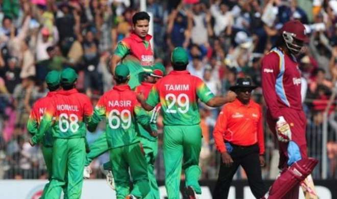 بنگلہ دیش اور ویسٹ انڈیز کے درمیان پہلا ون ڈے انٹرنیشنل کرکٹ میچ 9 دسمبر کو ڈھاکہ میں کھیلا جائیگا