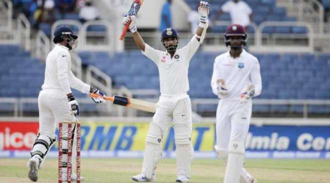 بھارت نے ویسٹ انڈیز کے خلاف ٹیسٹ کے پہلے روز 6 وکٹوں کے نقصان پر 203 رنز بنا لئے