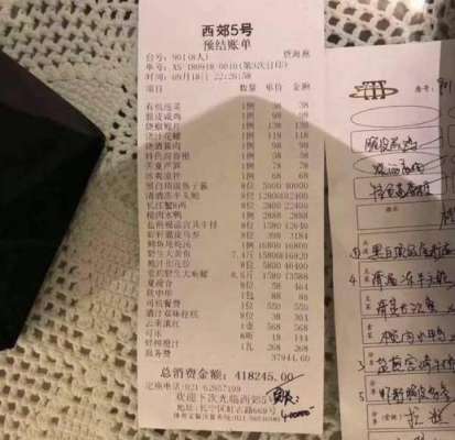 چینی ریسٹورنٹ میں 8 افراد کے ایک وقت کے کھانے کا بل 72 لاکھ اور مشروبات ..