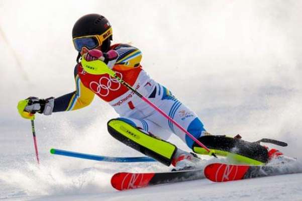 سرمائی اولمپکس: الپائن سکیئنگ ویمن سلالم میں سویڈش خاتون نے میدان مار لیا
