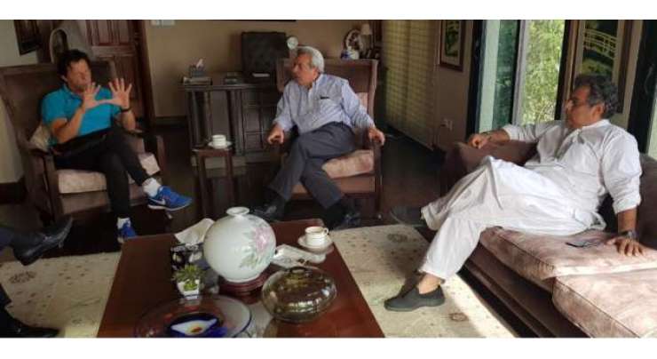 دبئی کے معروف پاکستانی تاجر ممتاز مسلم کی چیئرمین تحریک انصاف عمران خان سے ملاقات، پاکستان میں سرمایہ کاری کے امکانات پر تبادلہ خیال