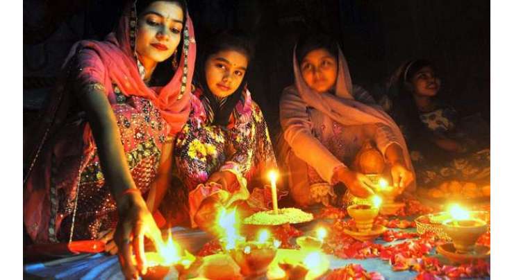 پاکستان میں ہندو برادری اپنا مذہبی تہوار ’’دیوالی ‘‘ پرسوں منائے گی