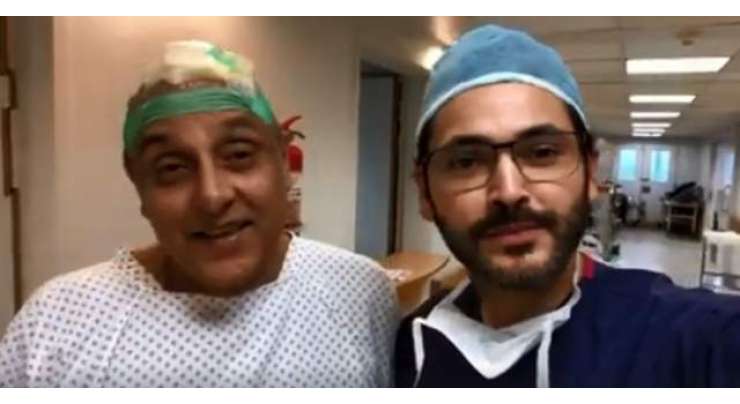 اداکار ساجد حسن کے ہیئرٹرانسپلانٹ کی وجہ سے زخمی سر کی سرجری کردی گئی